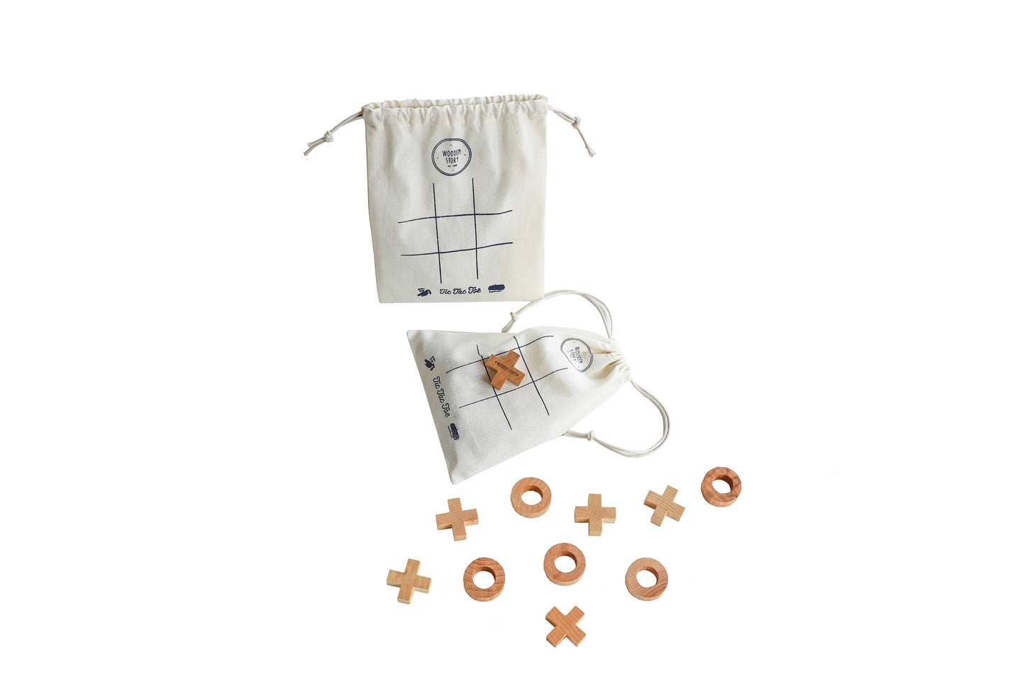 Tic Tac Toe Wooden Game