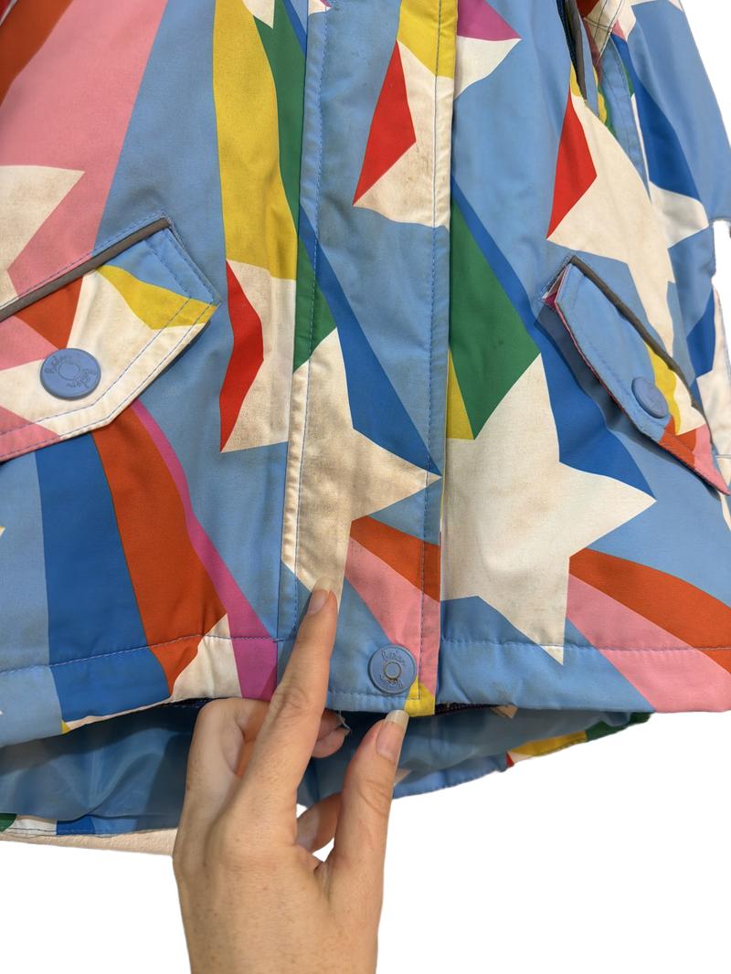 Preloved Boden - Multicolour Star Fleece-lined Jacket (2-3y)
