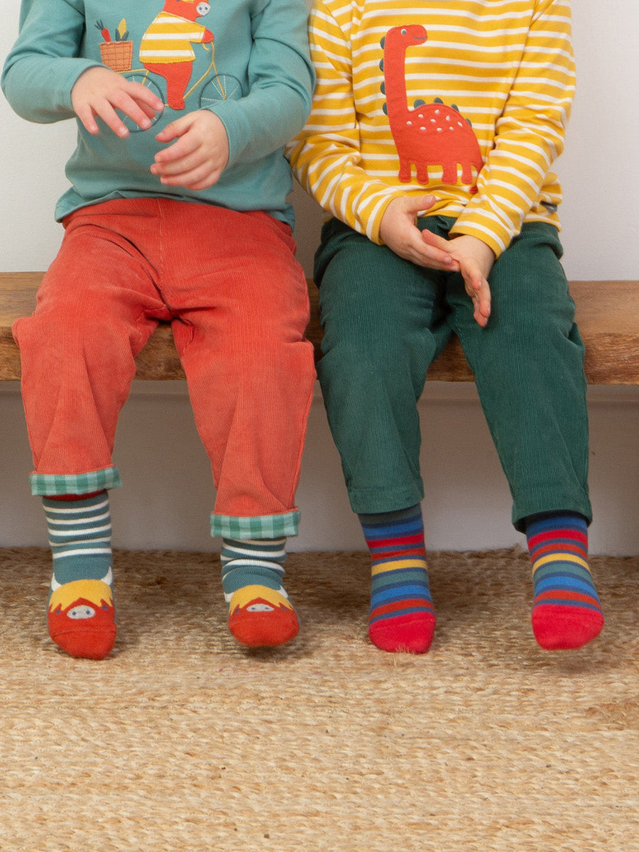 Kite Lunar Ox Grippy Socks