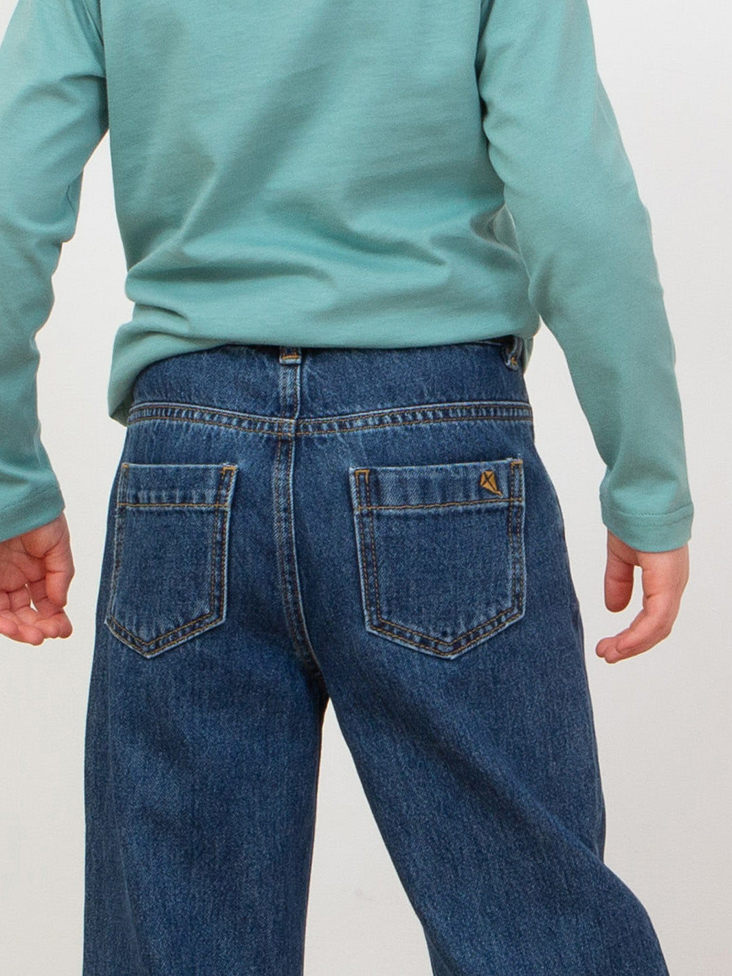Kite Relaxed Dark-Wash Denim Jeans