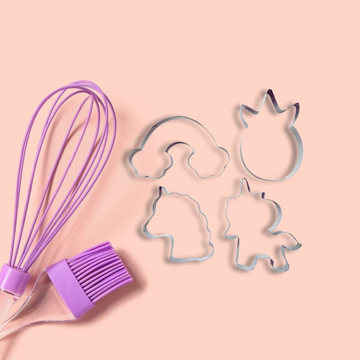 Set of 4 unicorn cookie cutters Zenker Cookie cutters