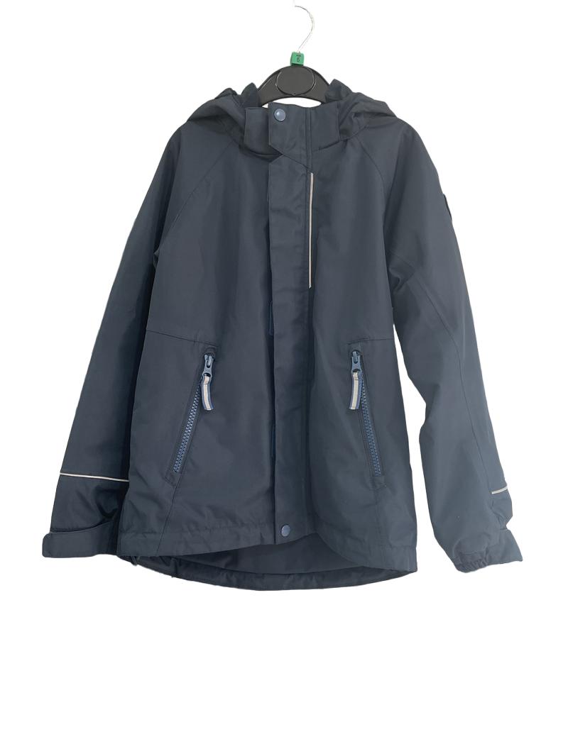 Preloved Polarn O. Pyret - Navy Waterproof Jacket, PO.P Weather PRO (5-6y)