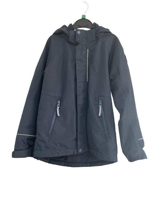 Preloved Polarn O. Pyret - Navy Waterproof Jacket, PO.P Weather PRO (5-6y)