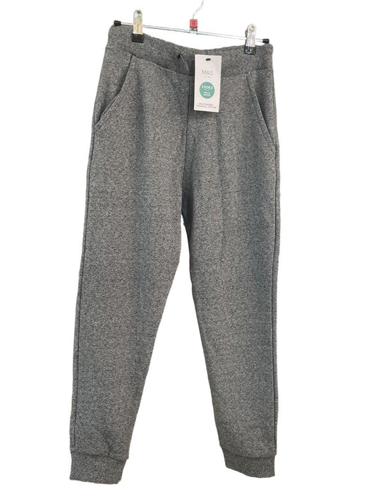 Preloved Marks & Spencer - Gray Heather Joggers, NEW With Tags (10-11y)
