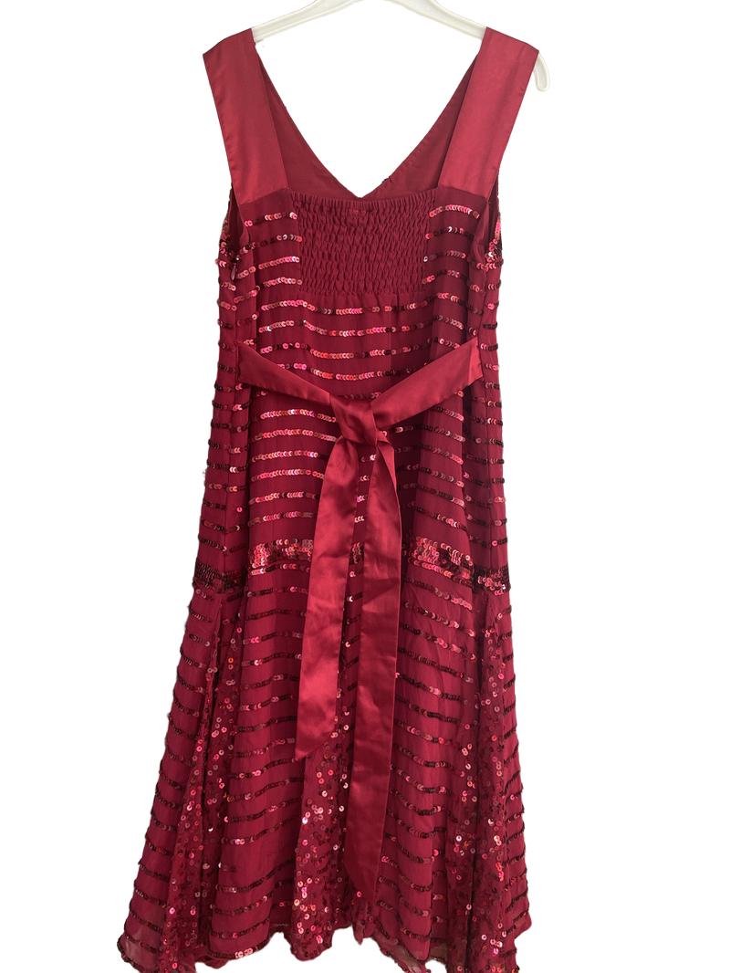 Preloved Monsoon - Red Sequin Dress (10-11y)