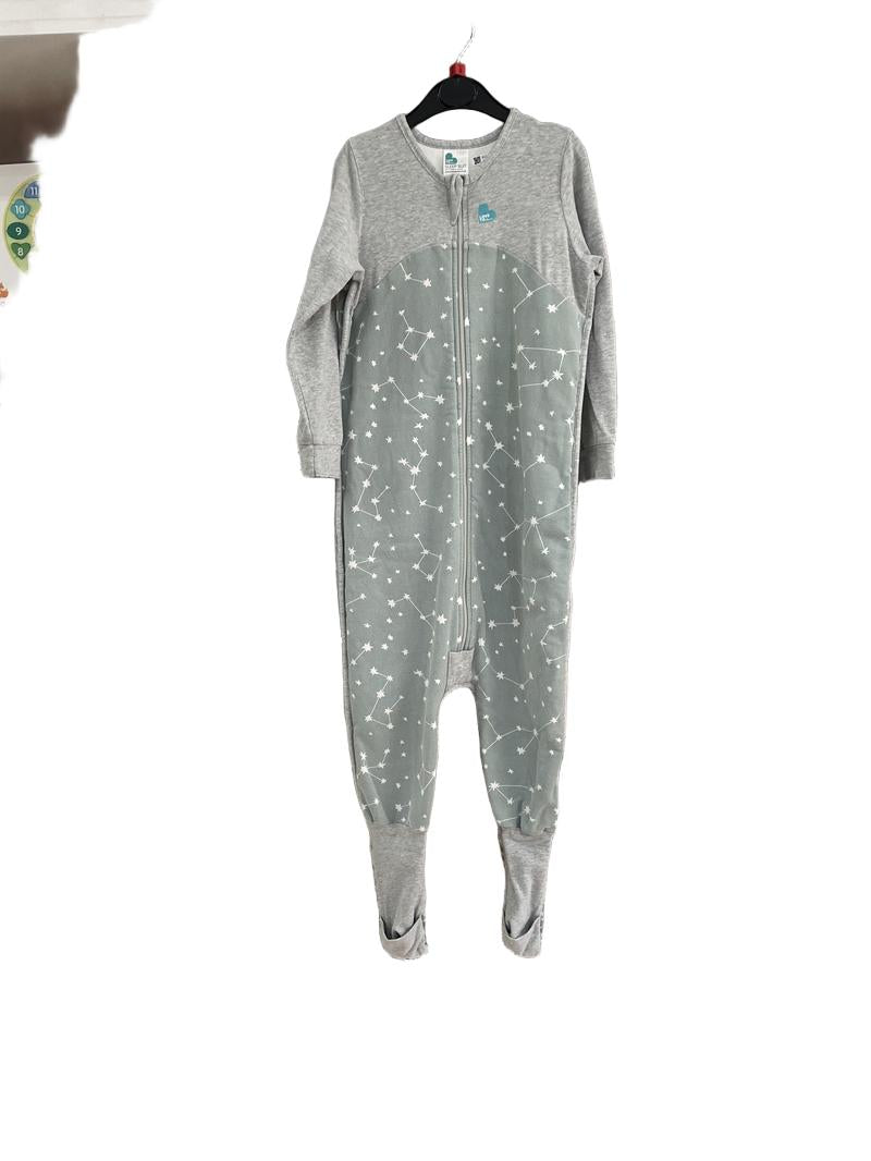 Preloved Love To Dream - Green Gray Stars Constellation Sleep Suit (4-5y)