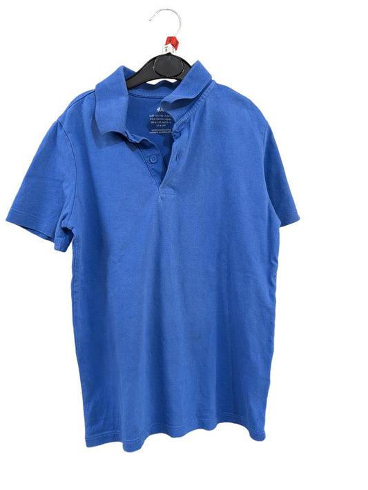 Preloved H&M - Blue Polo Shirt (8-9y, 9-10y)