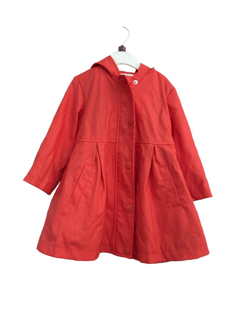 Preloved Mon Caramel - Red Flared Waterproof Jacket (18-24m)