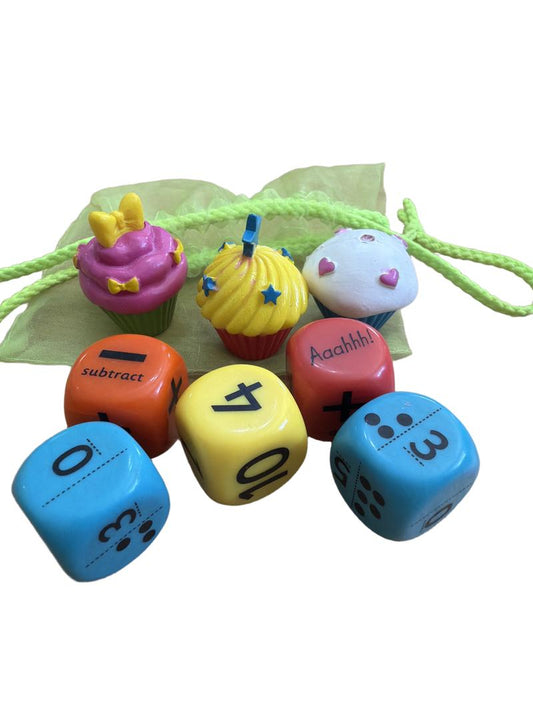 Preloved Toys - Cupcake Dice Bundle+ - ZooBooKoo