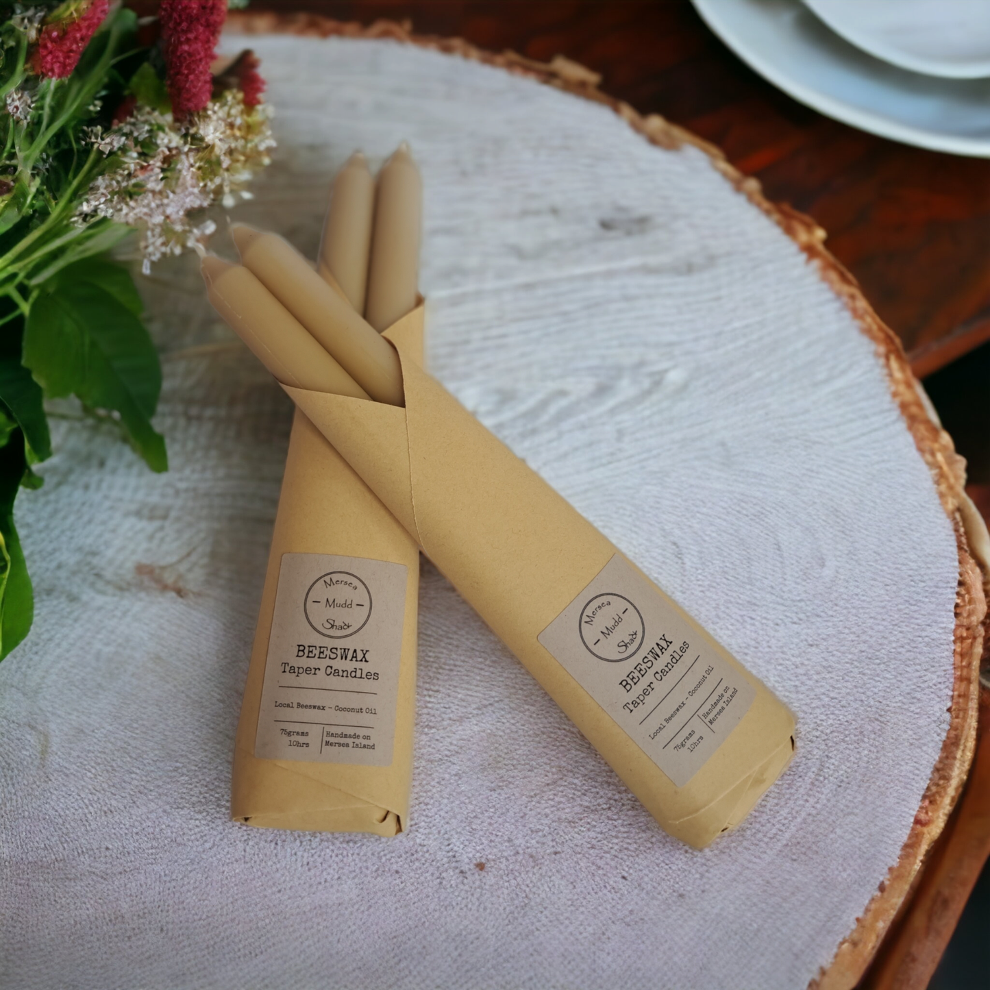 Beeswax Taper Candle