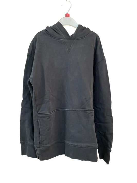 Preloved John Lewis - Black Hoodie Sweatshirt (10-11y)