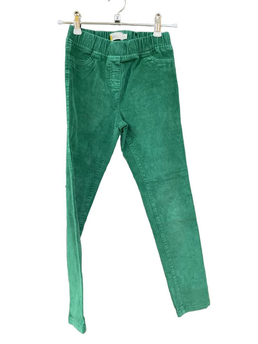 Preloved Boden - Green Corduroy Trousers, Elastic Waist (9-10y)