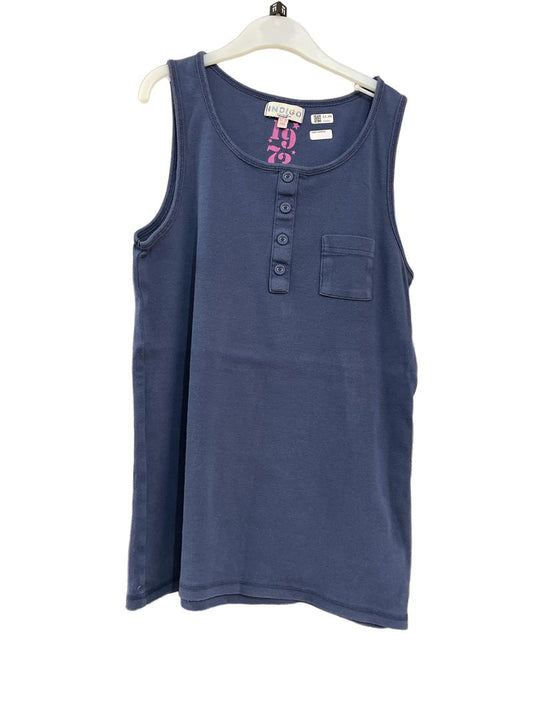 Preloved Indigo Collection - Navy Sleeveless Top With Pocket (11-12y) - Top