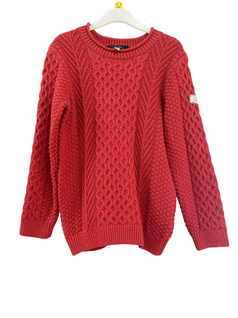 Preloved Joules - Red Knit Jumper. (7-8y)