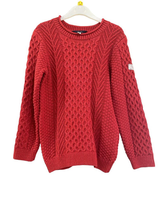 Preloved Joules - Red Knit Jumper. (7-8y)
