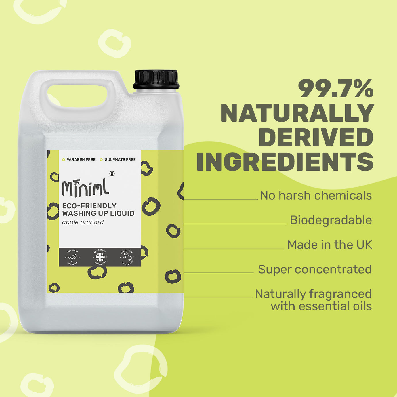 Miniml Washing Up Liquid - REFILL (per 10 ml)