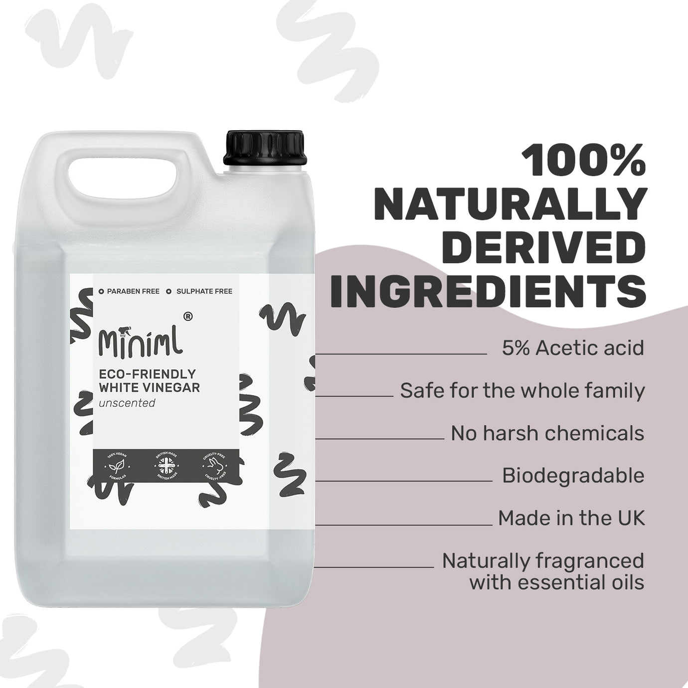 Miniml White Vinegar - REFILL (per 10 ml)