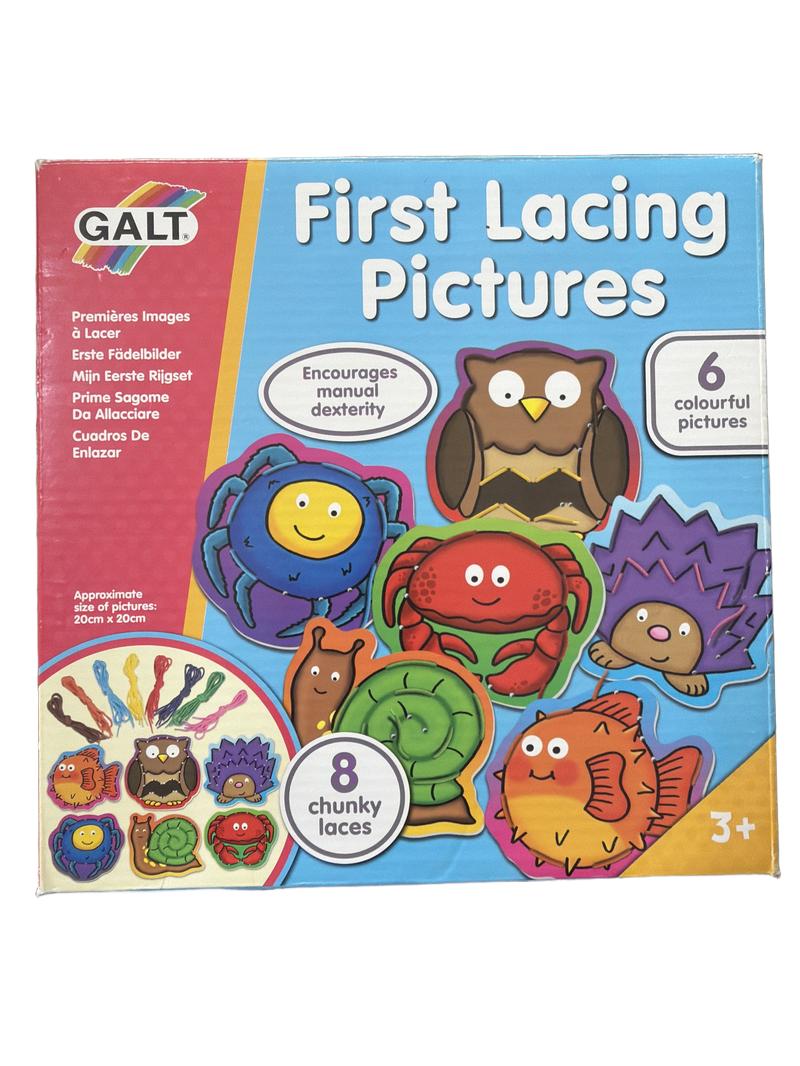 Preloved Toys - First Lacing Pictures - Galt