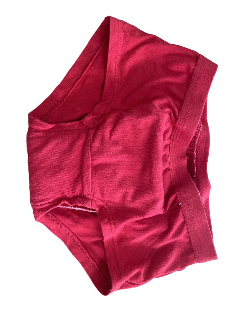 Preloved Cheeky Pants - Red Training Pants. (3-4y)