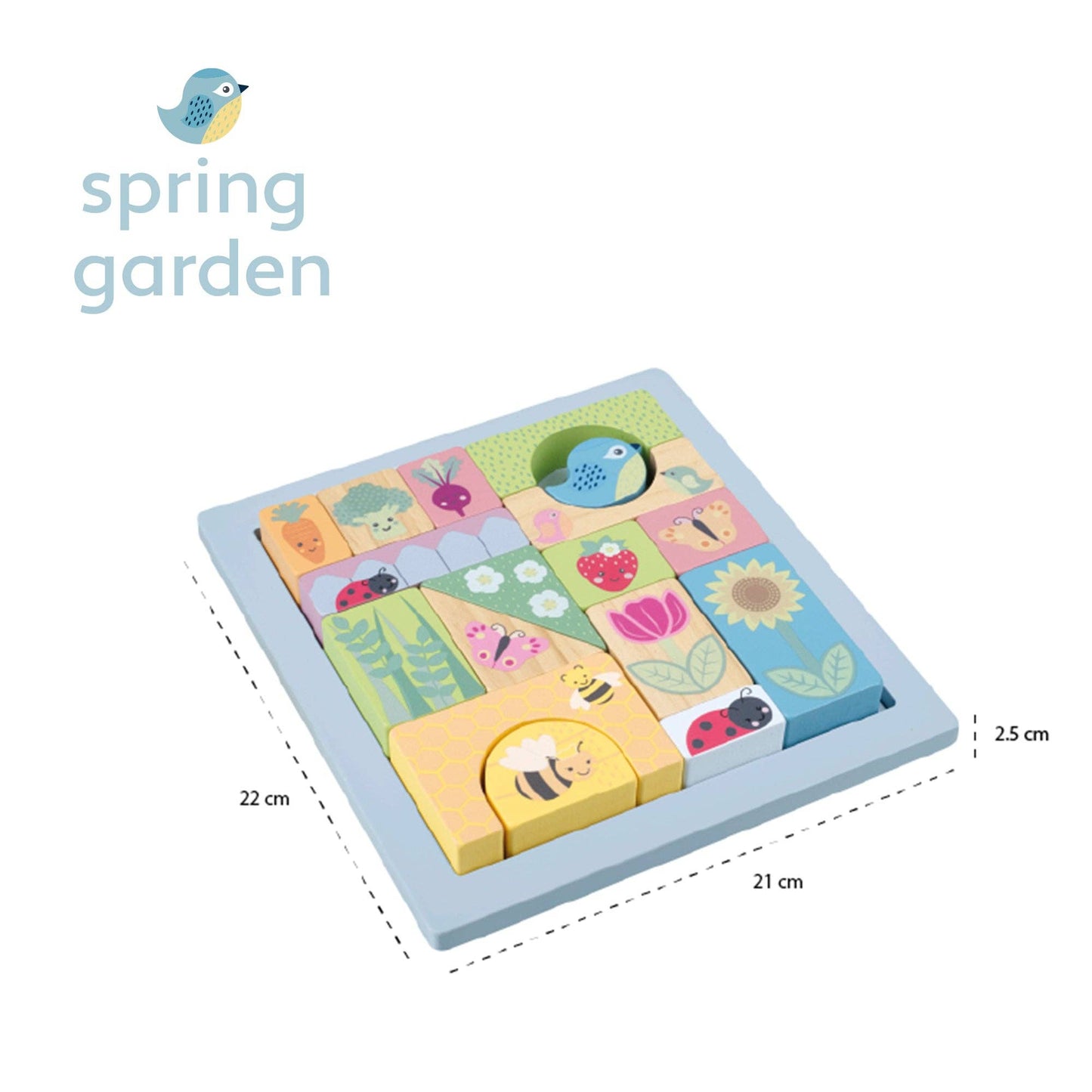 Spring Garden Block Wooden Puzzle