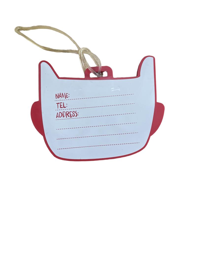 Preloved Unknown Brand - Fox With Mask Rubber Luggage Tag
