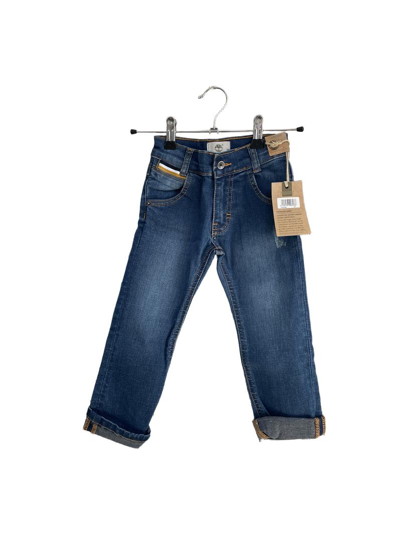 Preloved Timberland - Blue Jeans, NEW With Tags (3-4y)