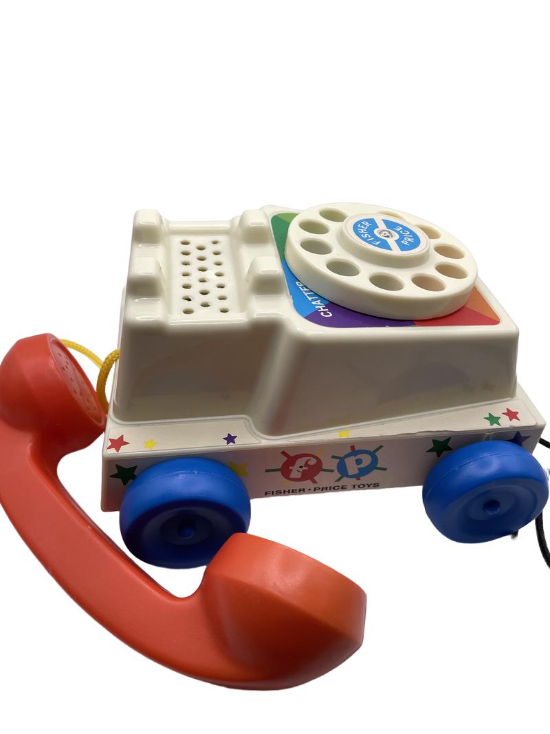 Preloved Retro Vintage Telephone Pull Toy - Fisher Price - Toys