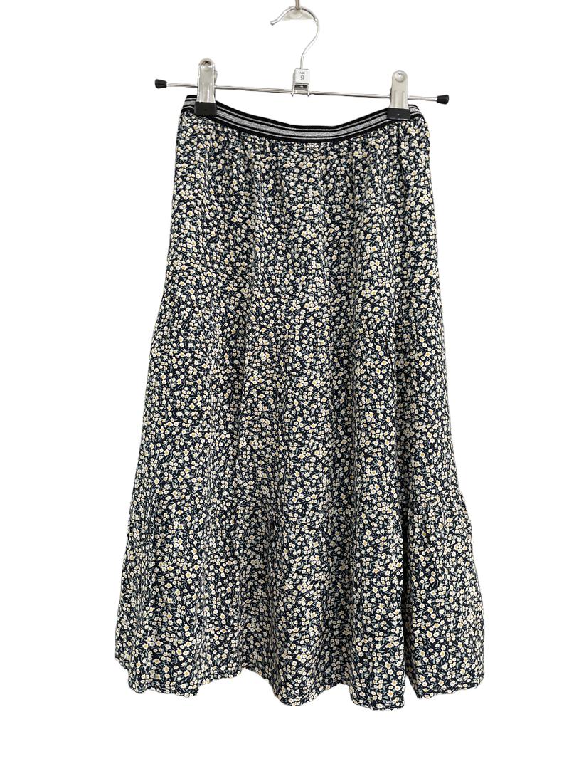 Preloved Next - Floral Print Tiered Skirt (9-10y)