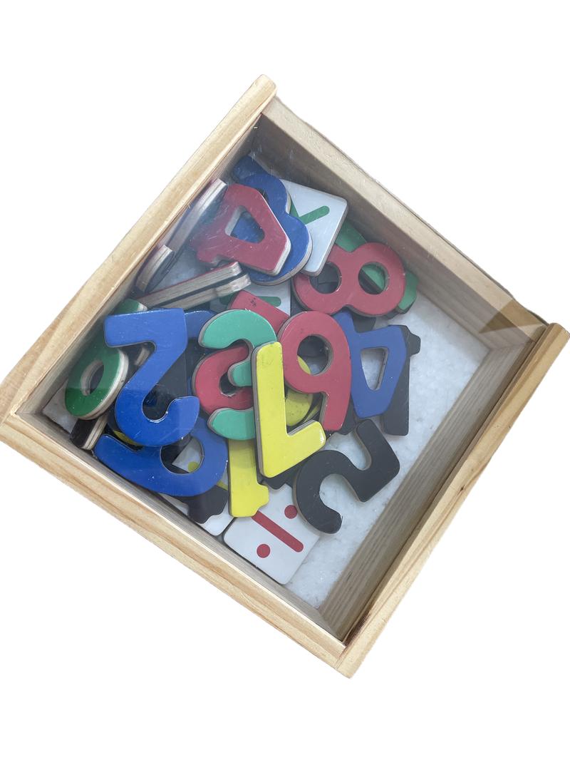 Preloved Wooden Number And Math Magnet Set - Viga Toys