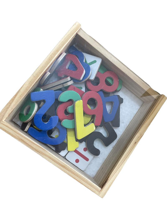Preloved Wooden Number And Math Magnet Set - Viga Toys