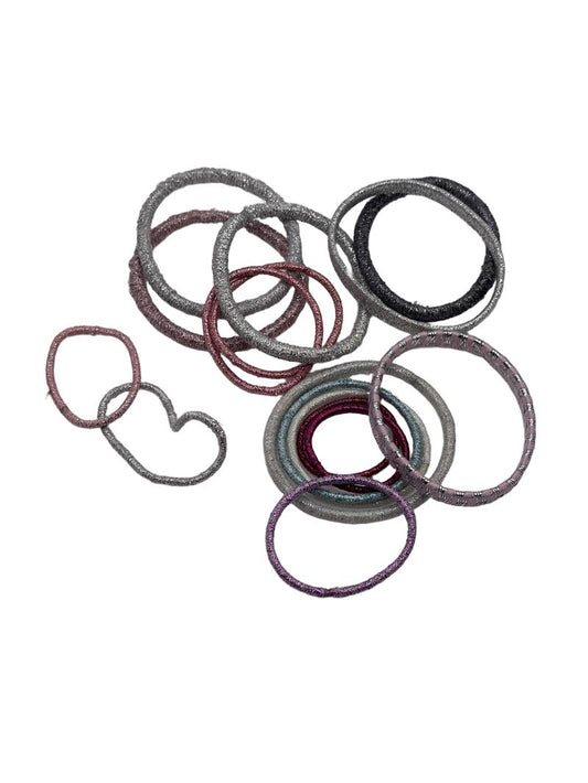 Preloved Unknown Brand - Sparkly Hair Ties Rubber Bands - Accessories