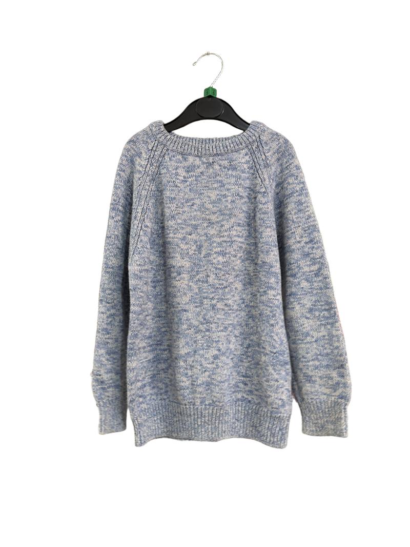 Preloved Next - Blue And White Knit Jumper. (5-6y)