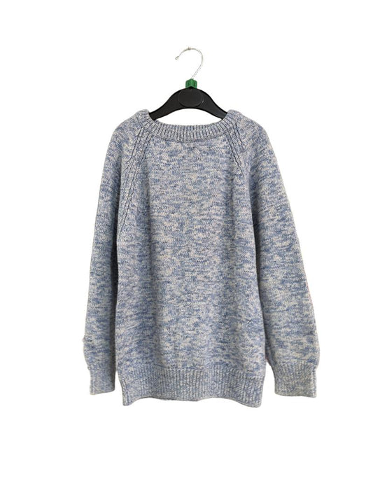 Preloved Next - Blue And White Knit Jumper. (5-6y)
