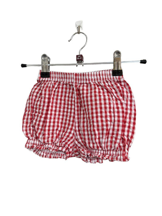 Preloved Unknown Brand - Red White Gingham Bloomers (18-24m)