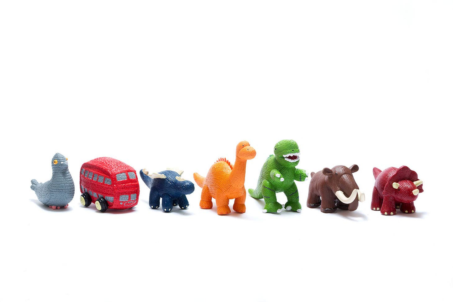 Dinosaur Toy, Bath Toy, Teether, Natural Rubber Green T Rex
