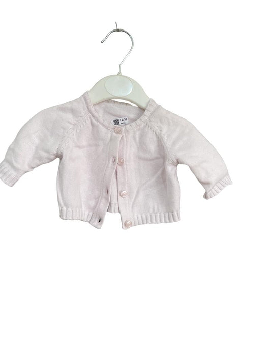 Preloved Mothercare - Pink Button Cardigan (Preemie) - Top