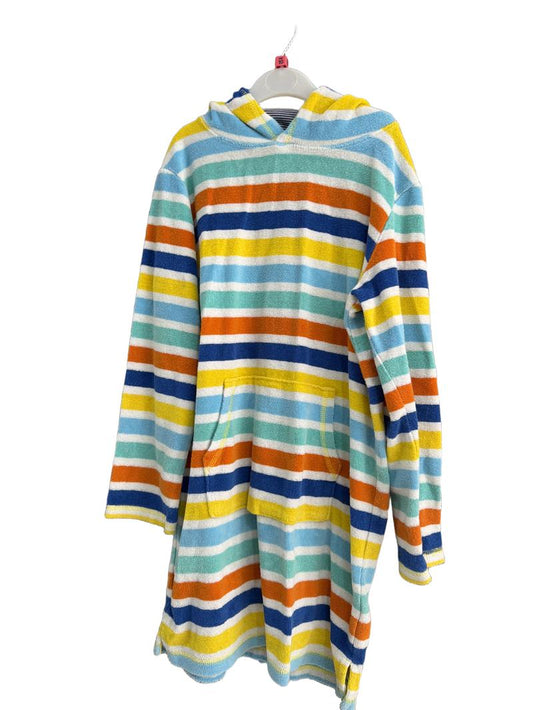Preloved John Lewis - Multicolour Stripe Towelling Robe (10-11y)