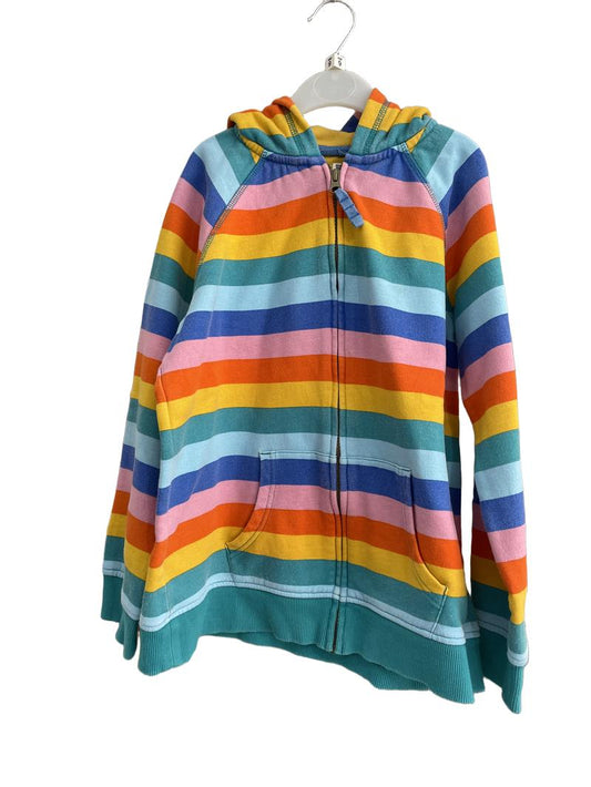 Preloved Frugi - Rainbow Striped Mid Weight Hoodie (9-10y)