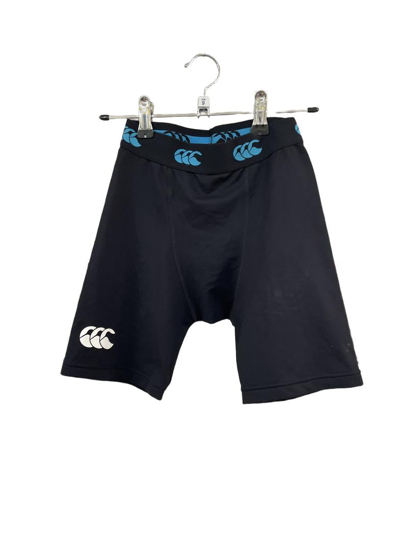 Preloved Canterbury - Black Thermal Under Shorts, JMD (9-10y)