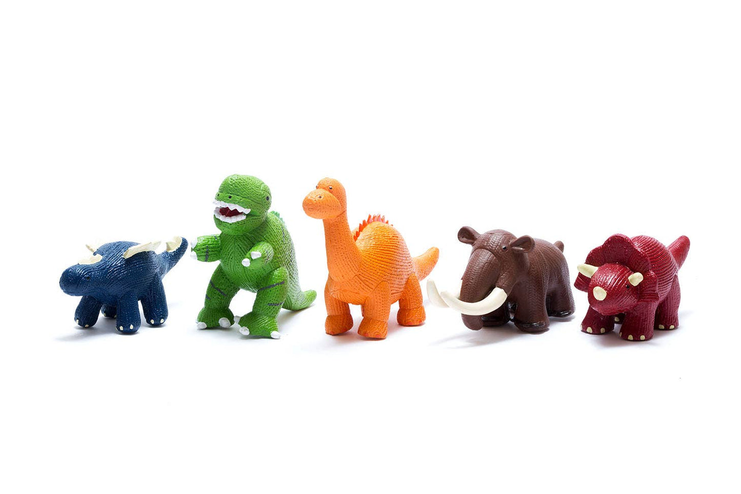 Dinosaur Toy, Bath Toy, Teether, Natural Rubber Green T Rex
