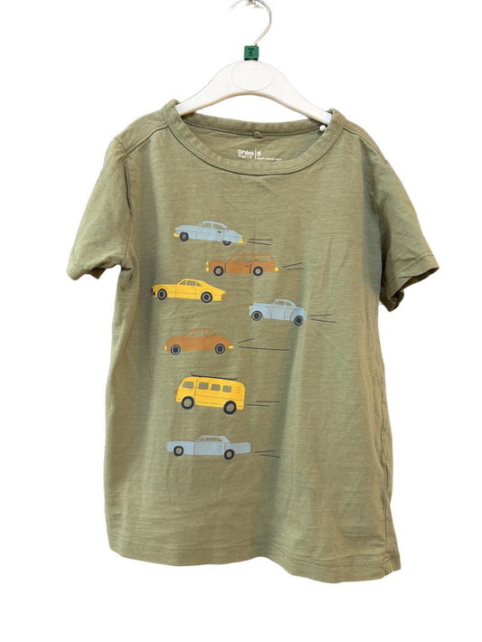 Preloved Anko - Green Vehicle Graphic T Shirt (5-6y)