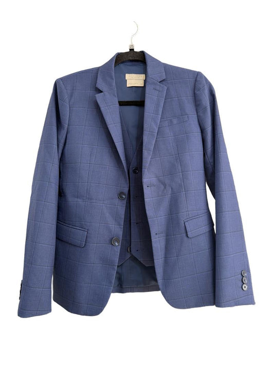 Preloved John Lewis - Blue Suit Jacket And Waistcoat (12-13y)