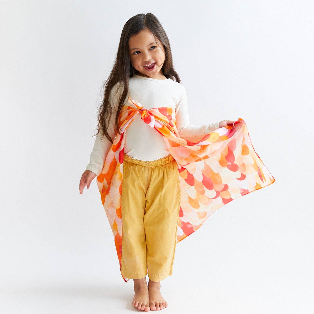 Sarah's Silks - Red Dinosaur Playsilk