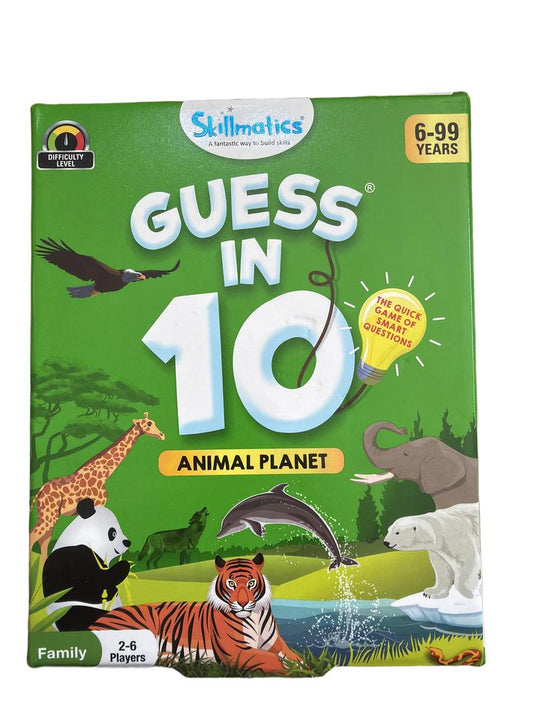 Preloved Toys - Guess In 10 Animal Planet - Skillmatics