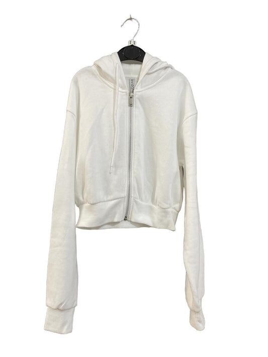 Preloved H&M - Top - White Zip Hoodie, XS (9-10y)