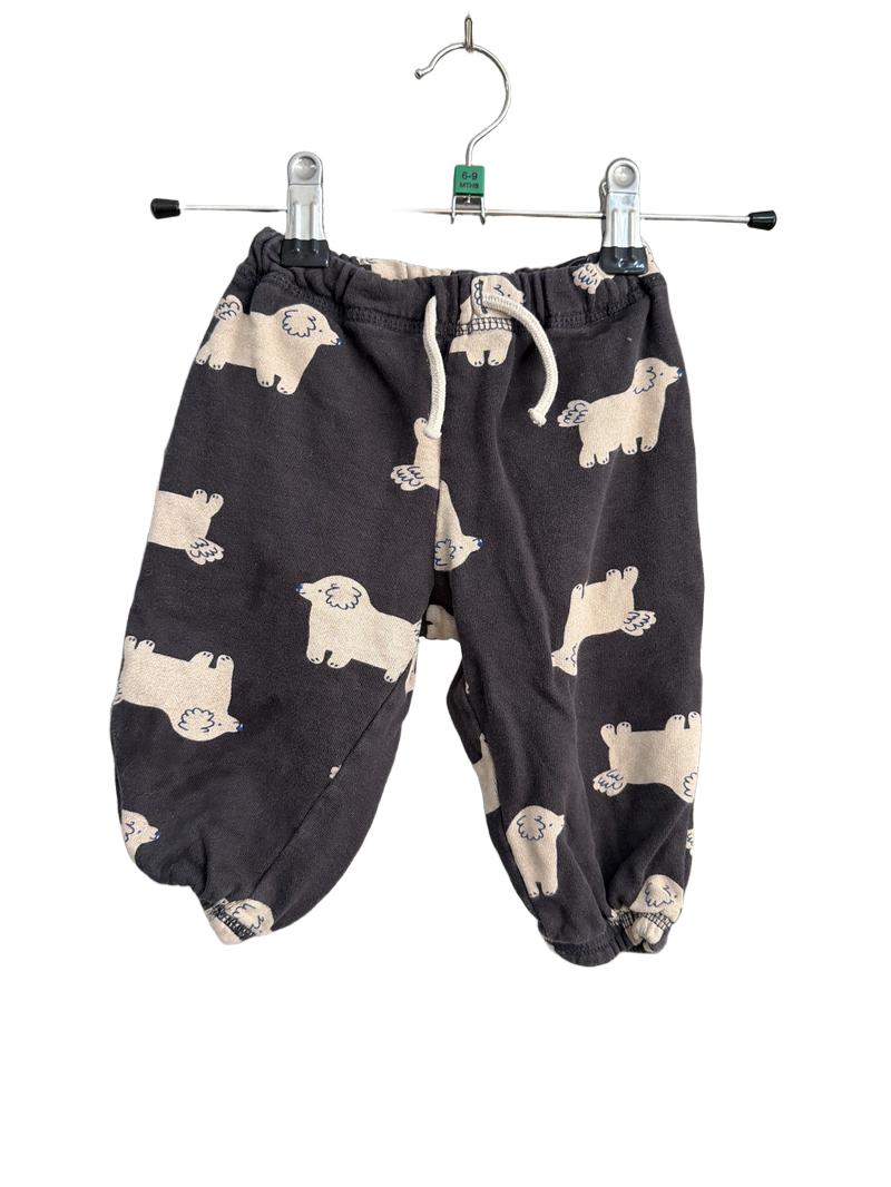 Preloved H&M - Gray Dog Print Joggers (6-9m)