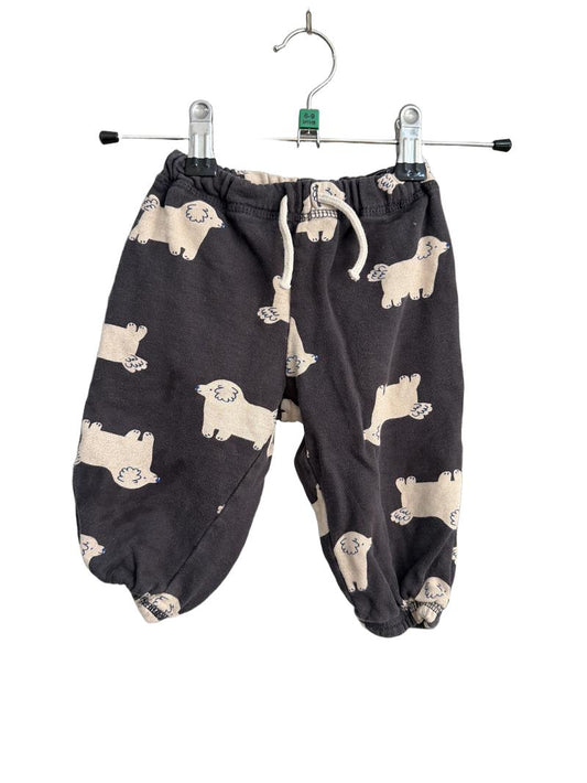 Preloved H&M - Gray Dog Print Joggers (6-9m)