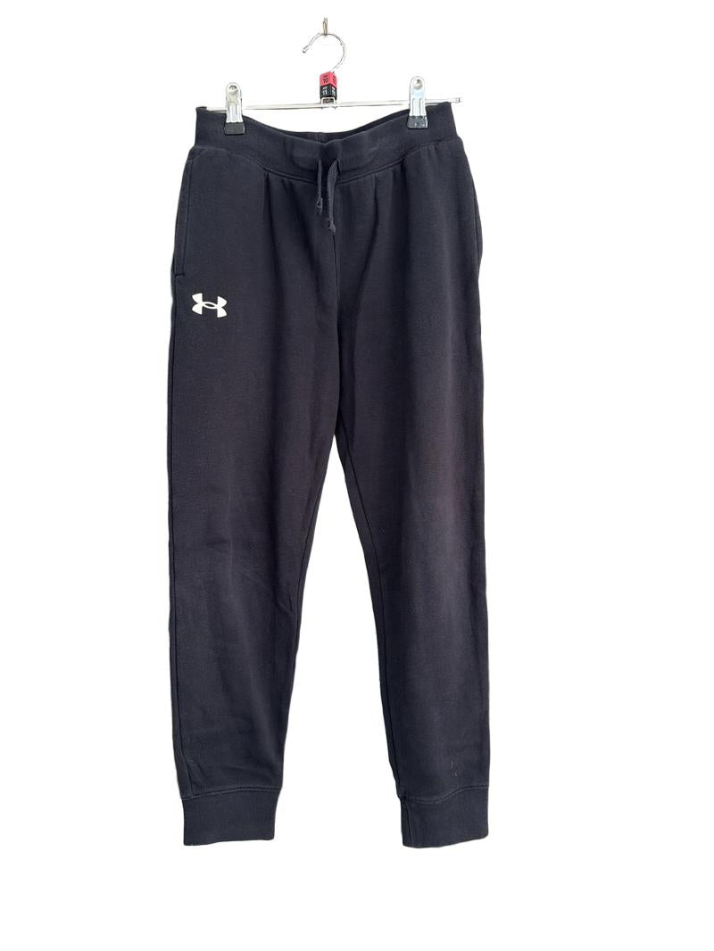 Preloved Under Armour - Black Sweatpants Joggers, YMD Size (10-11y, 11-12y)