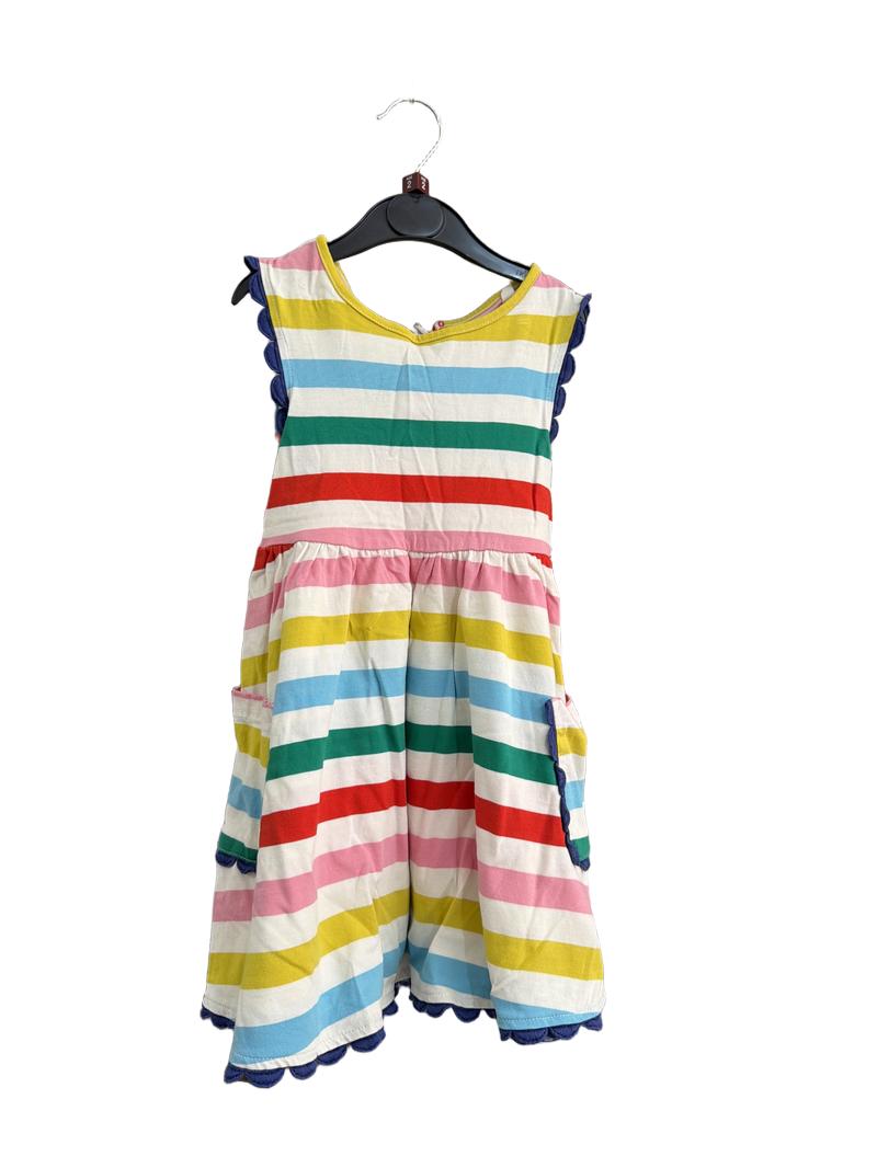 Preloved Mini Boden - Multicolour Striped Sleeveless Dress (2-3y)