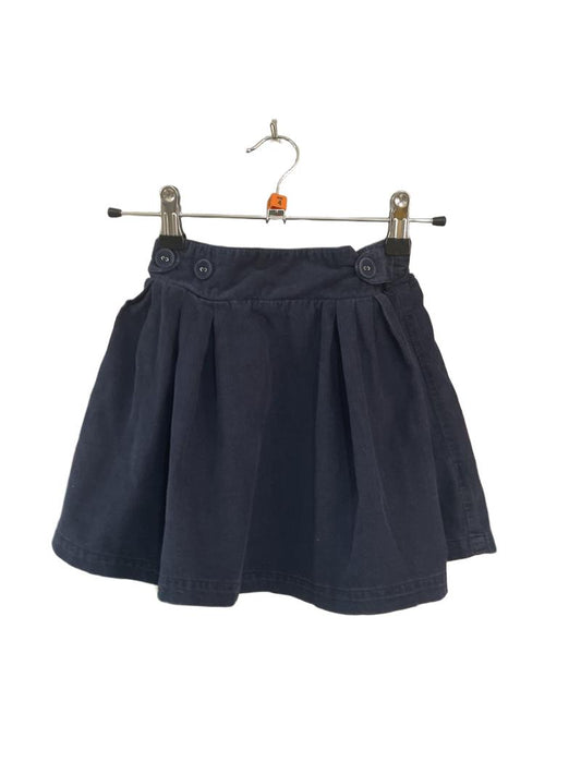 Preloved Jojo Maman Bebe - Navy Corduroy Skirt (4-5y)